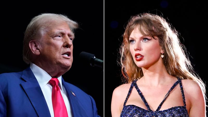 Trump posts fake AI images of Taylor Swift and Swifties, falsely su...